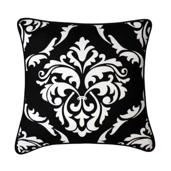Millano Black/White Decorative Cushion - Picture 1 of 2